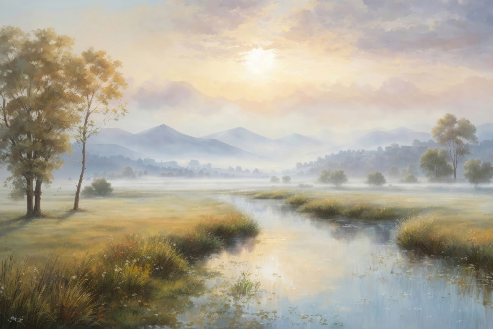 Morning Mist in the Valley