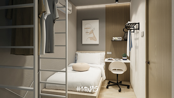 KY. Visual - 'ROOM RENTAL C' @Jalan Indah, JB | Visualization