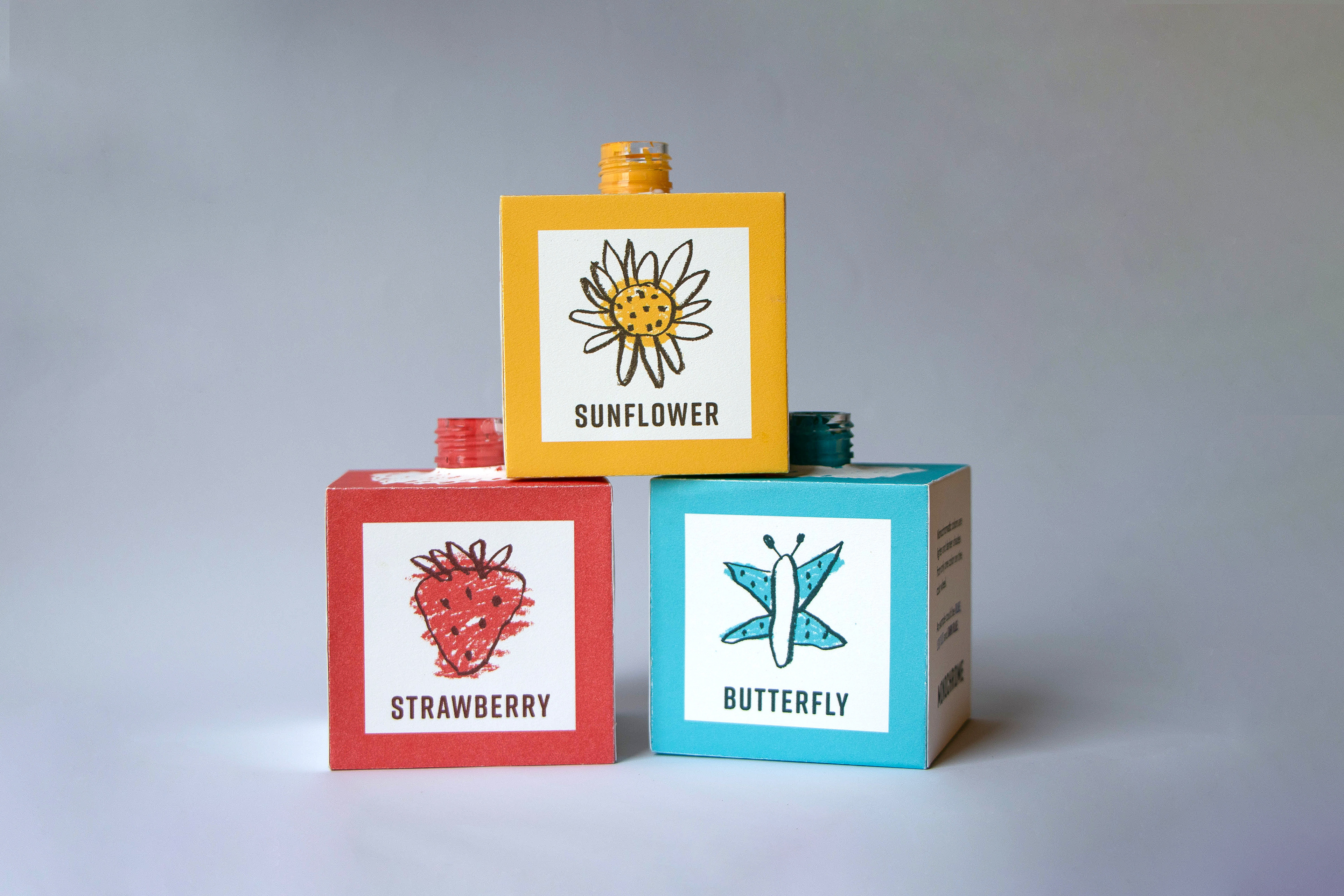 Tempera Paint Cubes