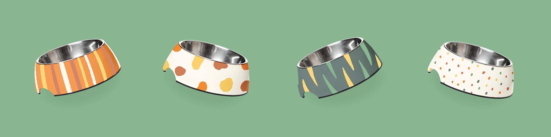 Bowls with Brand Patterns