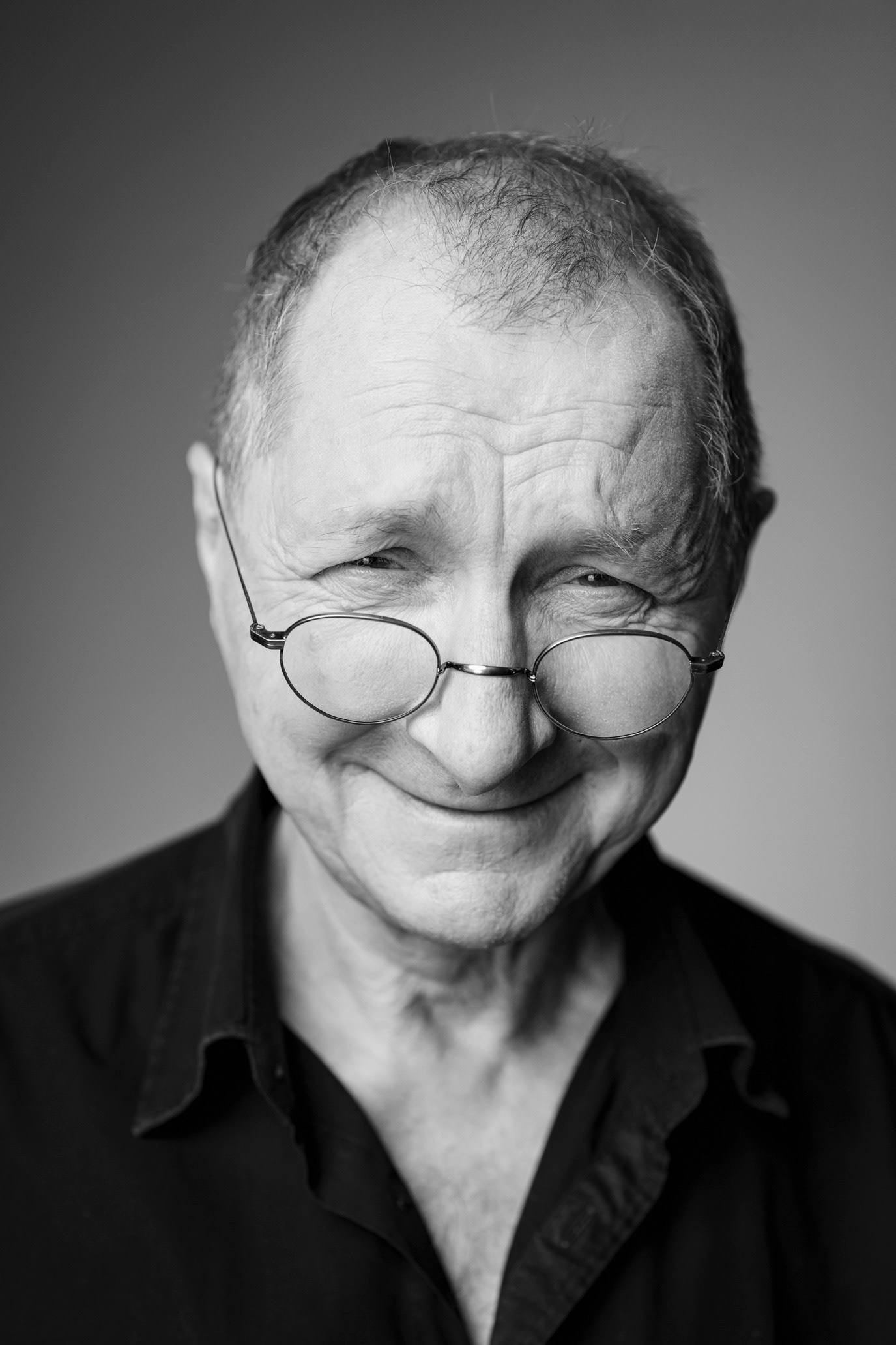 Portrait of Horațiu Mălăele, photographed by Alex Gâlmeanu.