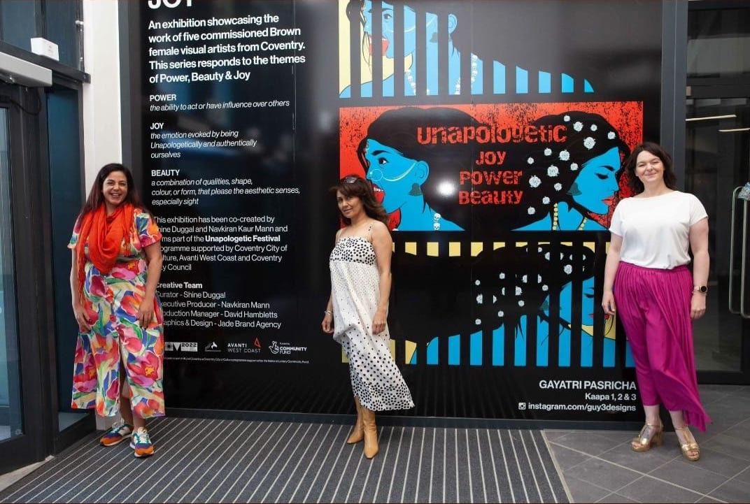 At Coventry Train Station on the Opening of the Unapologetic Festival