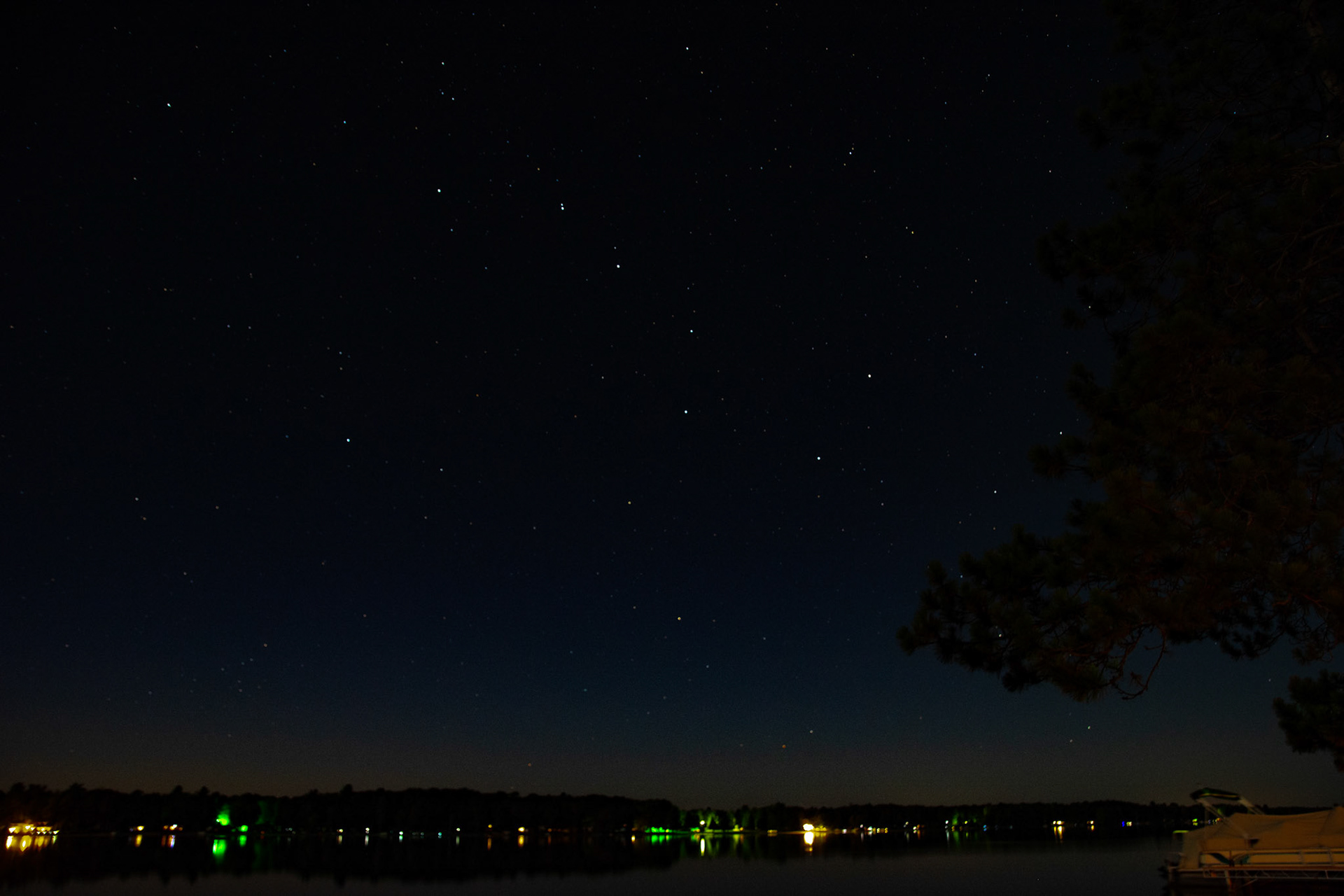 Big Dipper over Cedar Lake, MI