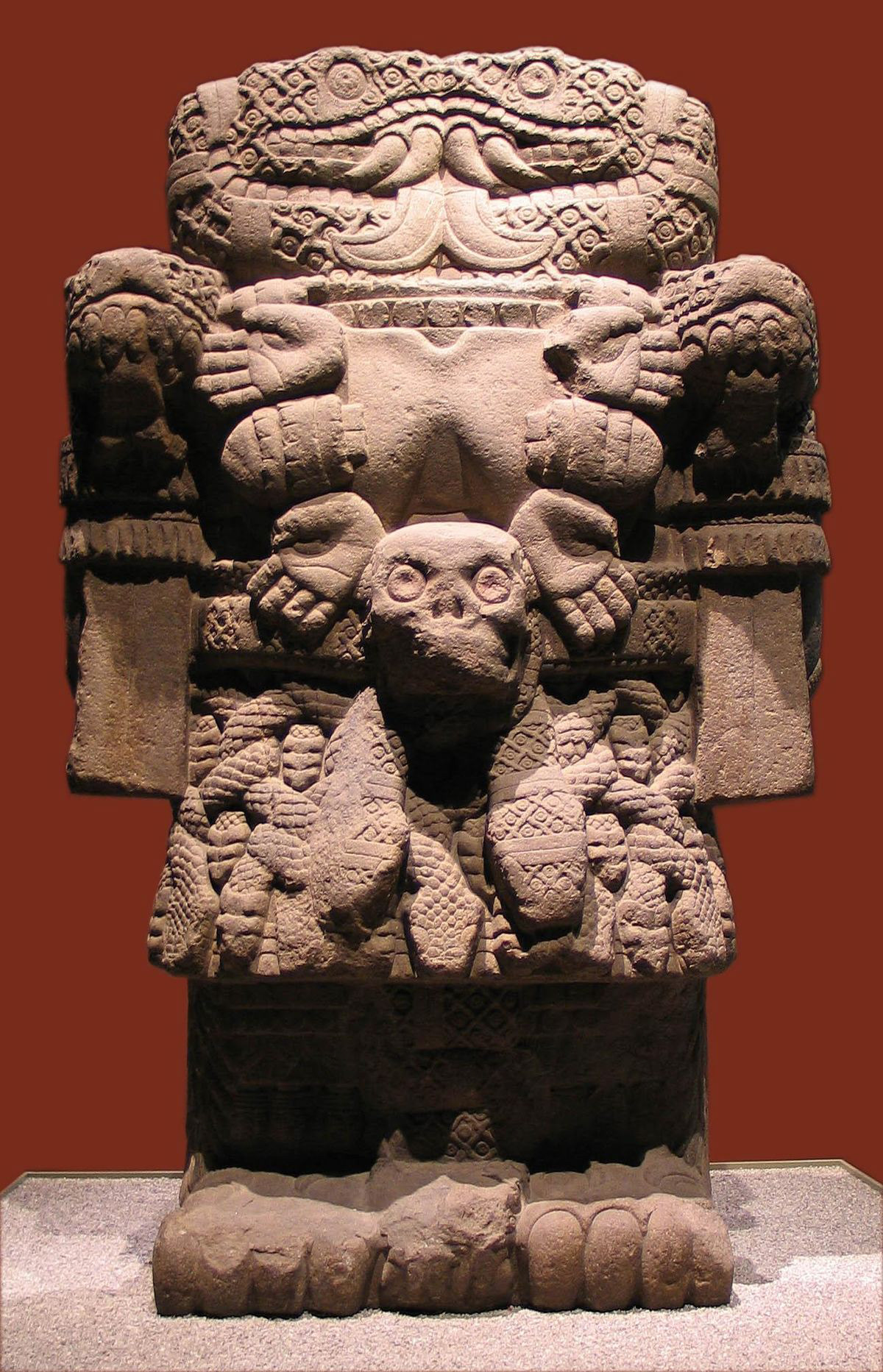 Aztec, Coatlicue, c. 1500, basalt