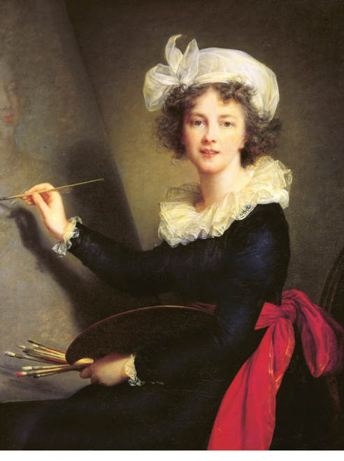 Self-Portrait, Elizabeth Louise Vigée Le Brun, Rococo artist