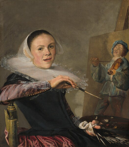 Self-Portrait, Judith Leyster, European baroque artist