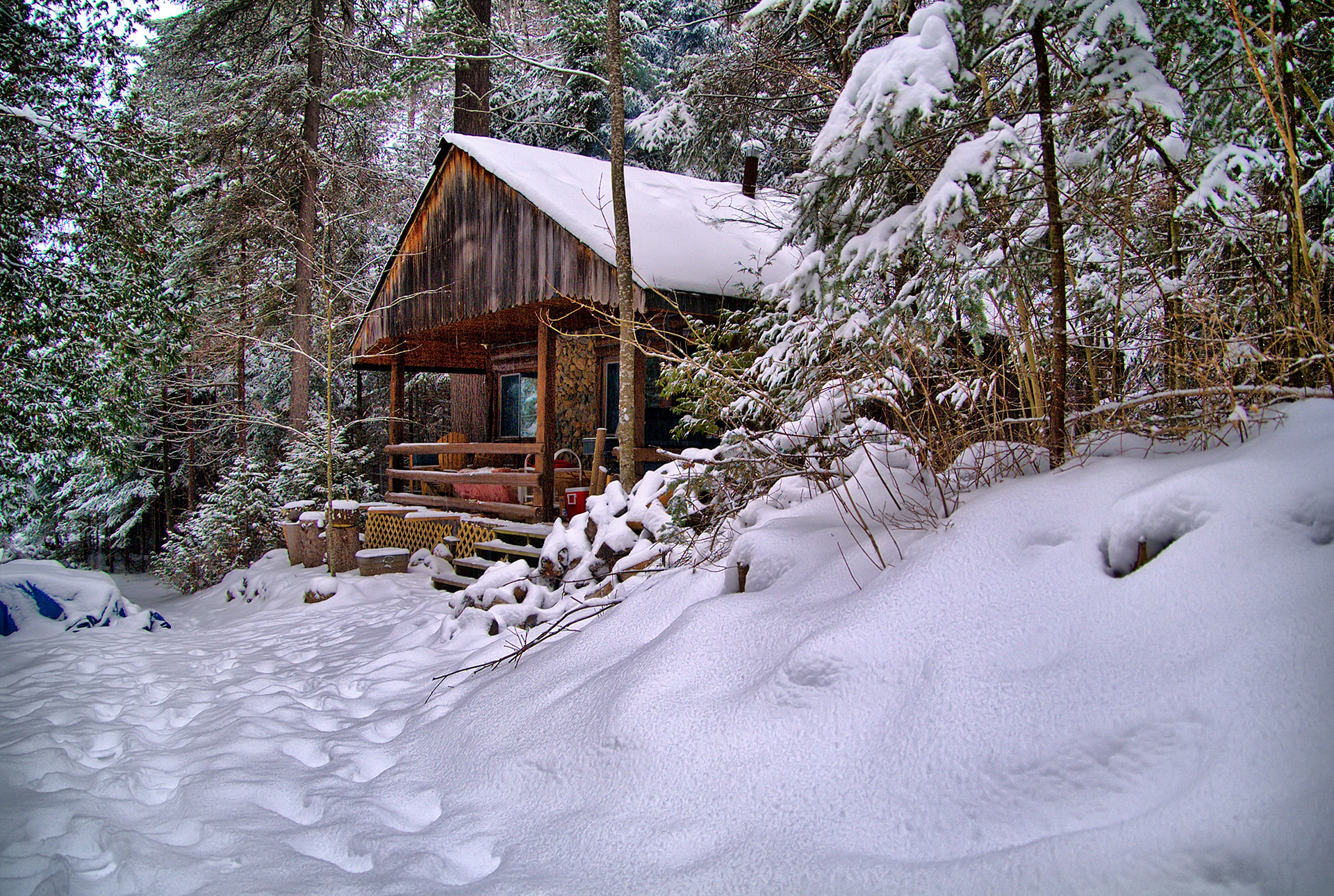 Cabin on the Diamond Lake