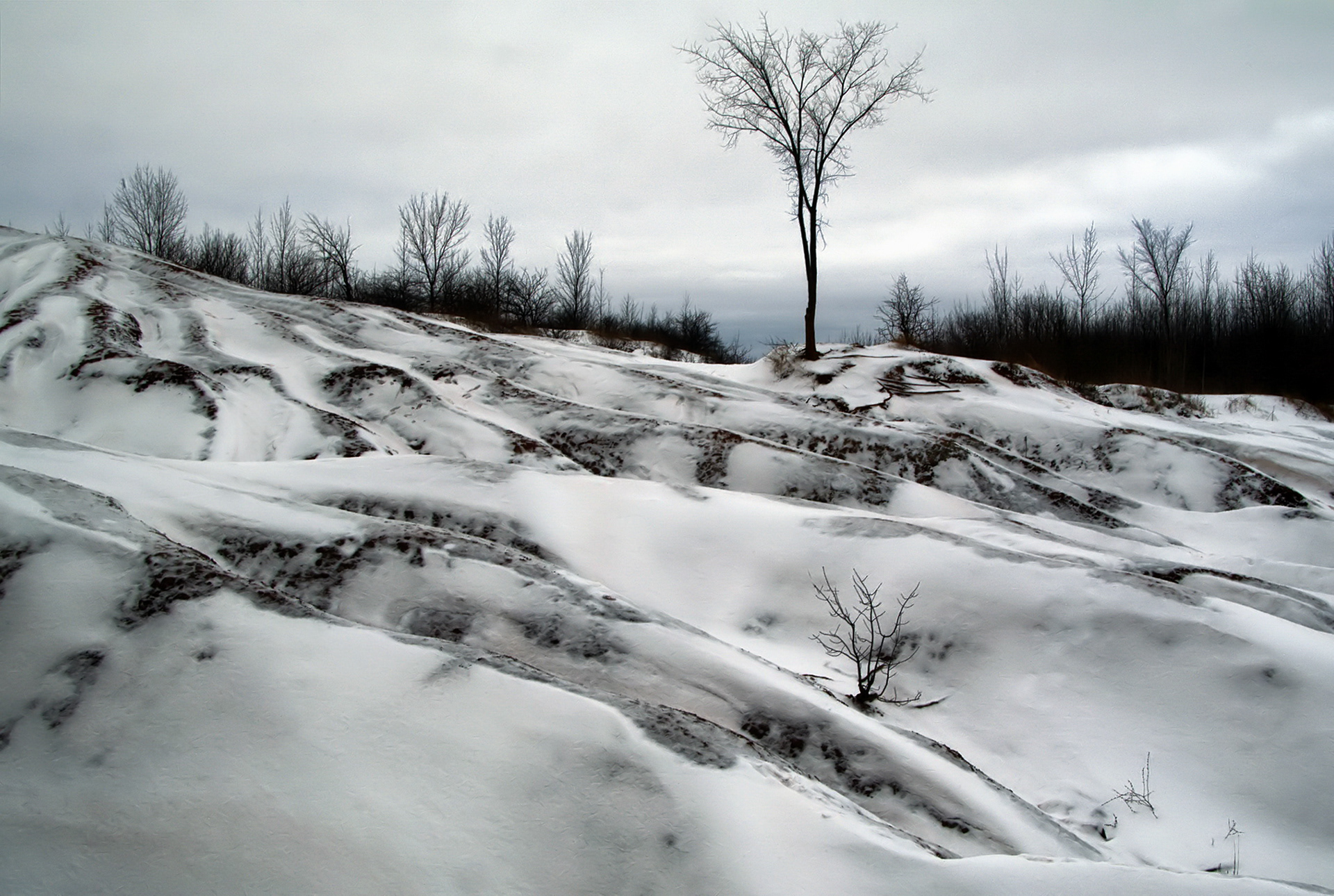 The Cheltenham Badlands winter