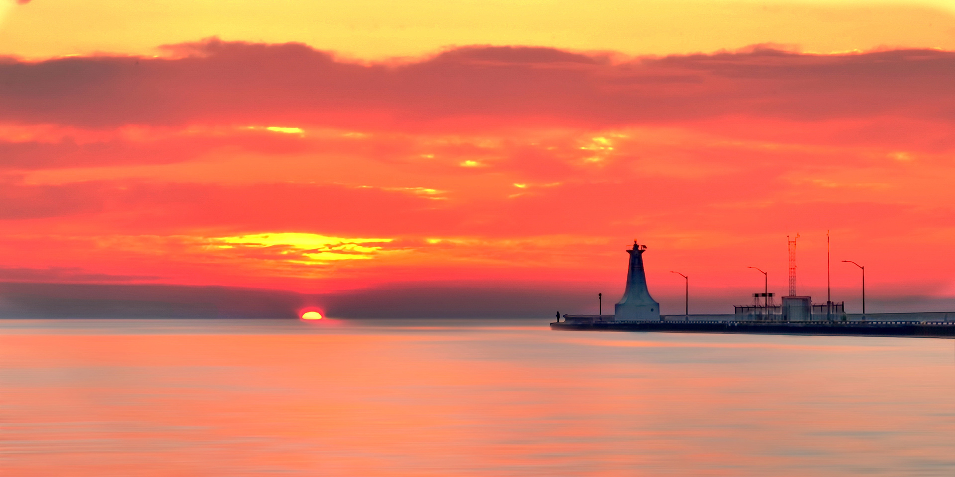 Burlington canal lights