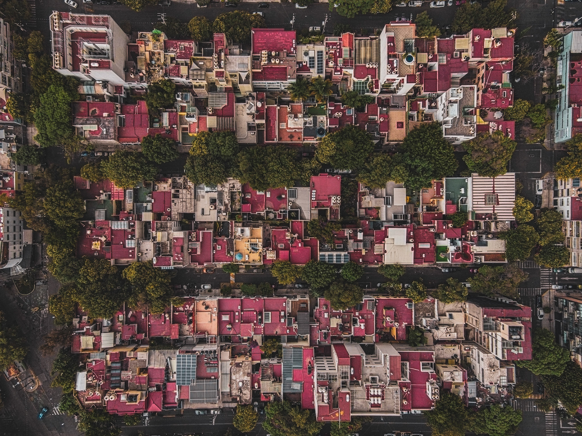 los colores de una ciudad desabrida