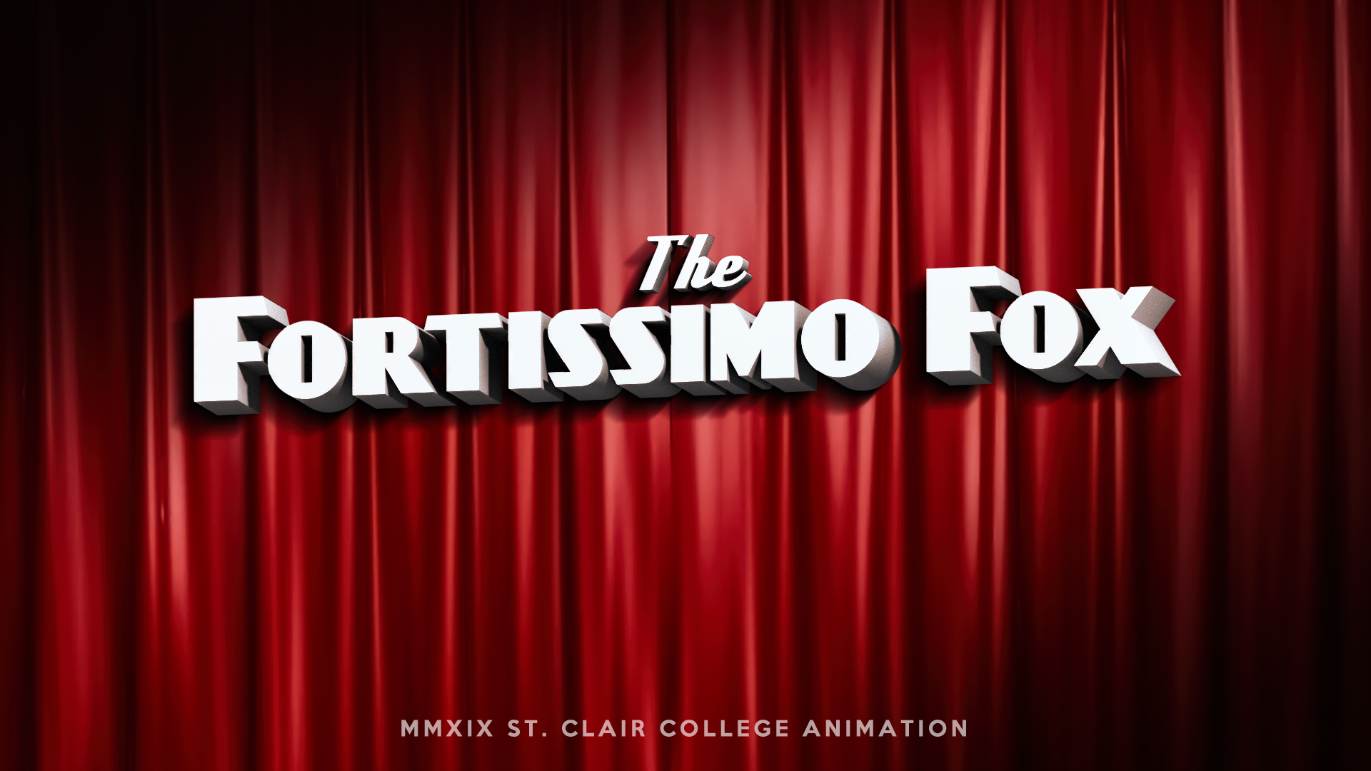 Fortissimo Fox - Titlecard