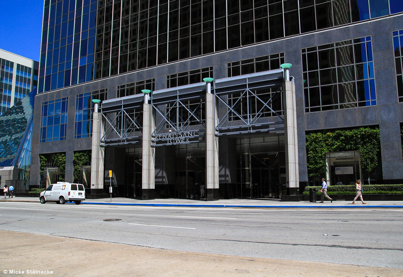 Ewing Oil i "Dallas" (1978-1987). Dallas, Texas, USA (2014).