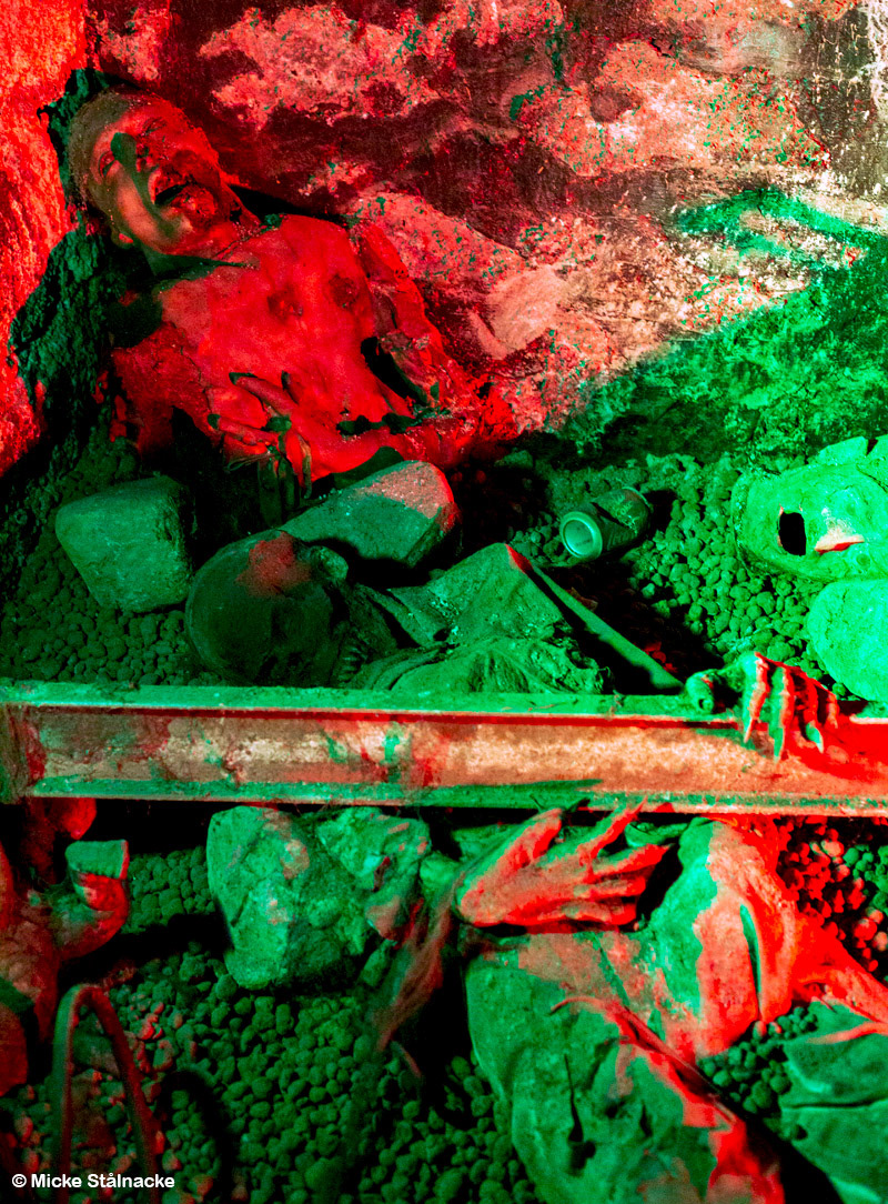 Docka och scenografi från Lamberto Bavas "Demoni 2", 1986. Profondo Rosso, Rom, Italien (2018).