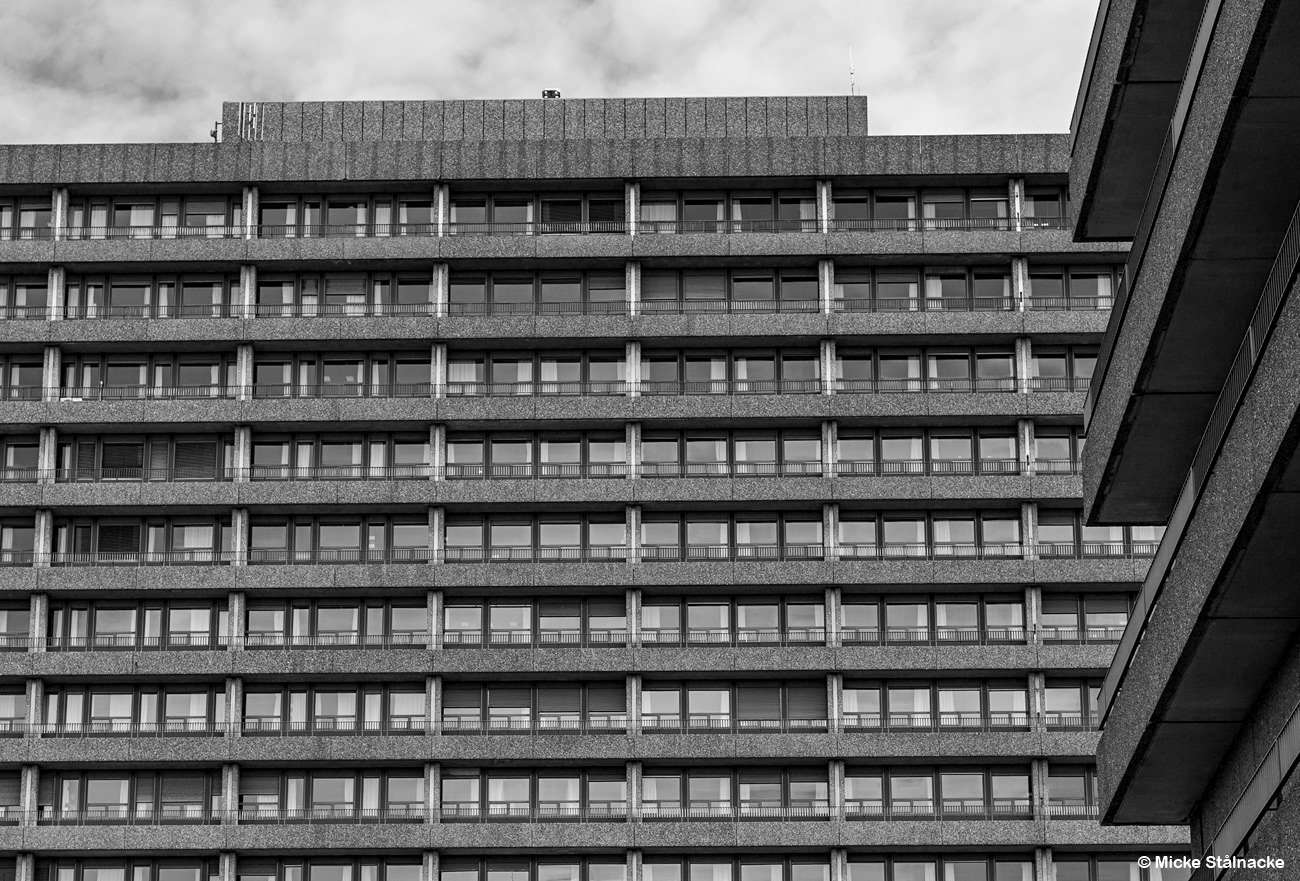 Rigshospitalet (Lars von Triers Riget 1994, 1997 & Riget Exodus, 2022). Köpenhamn, Danmark (2017).