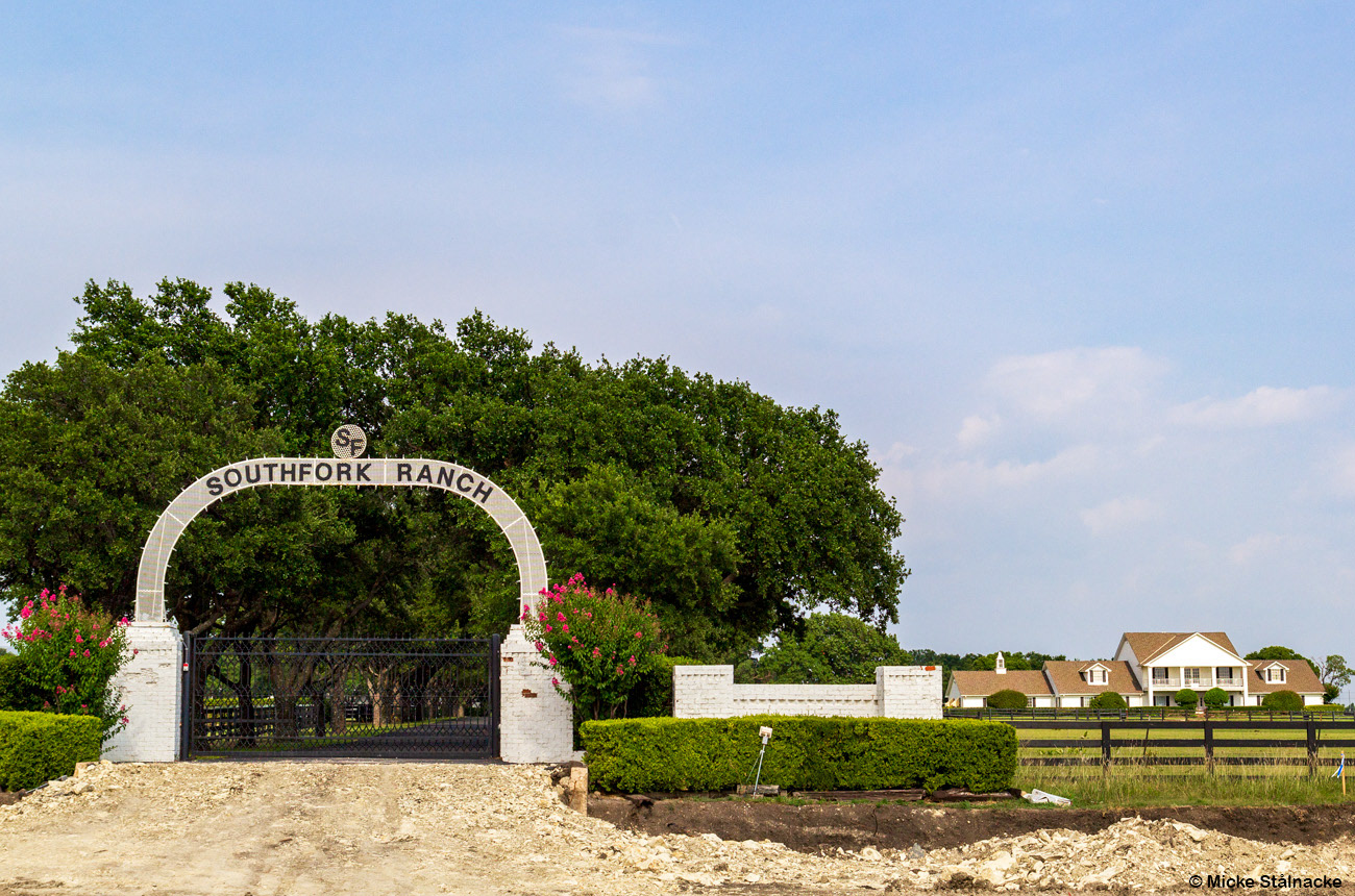 Southfork Ranch i "Dallas" (1978-1991). Plano, USA (2014).