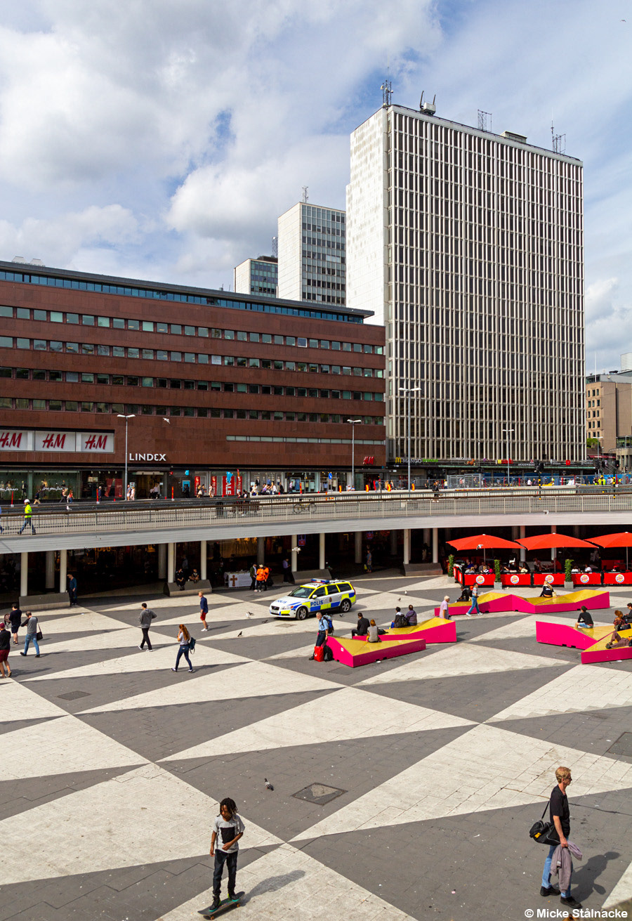 Sergels torg, Stockholm (2016).