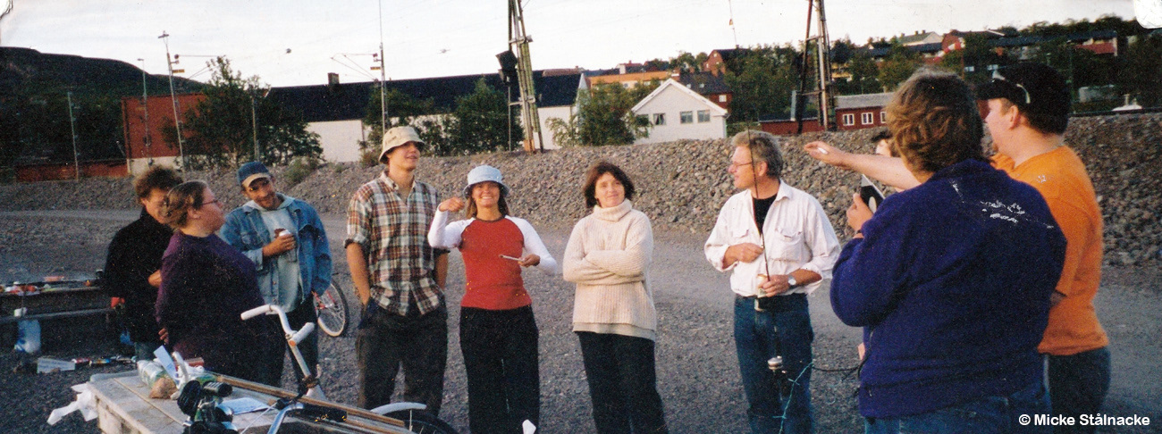 Kulturnappet vid Luossajärvi, sommaren 2002.