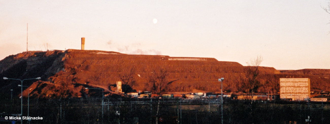Kiruna en juninatt 2001.