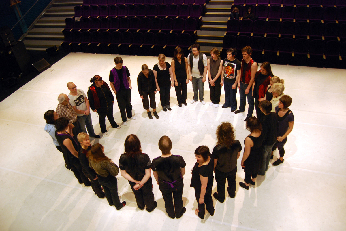 Nyårsrevy 2008. Foto: Birgitta Isacsson.