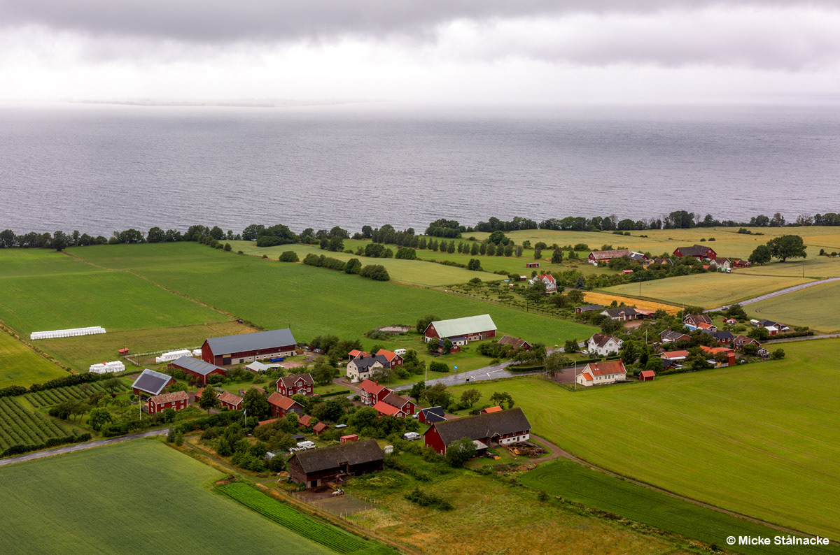 Vy mot Vättern från Brahehus (2025).