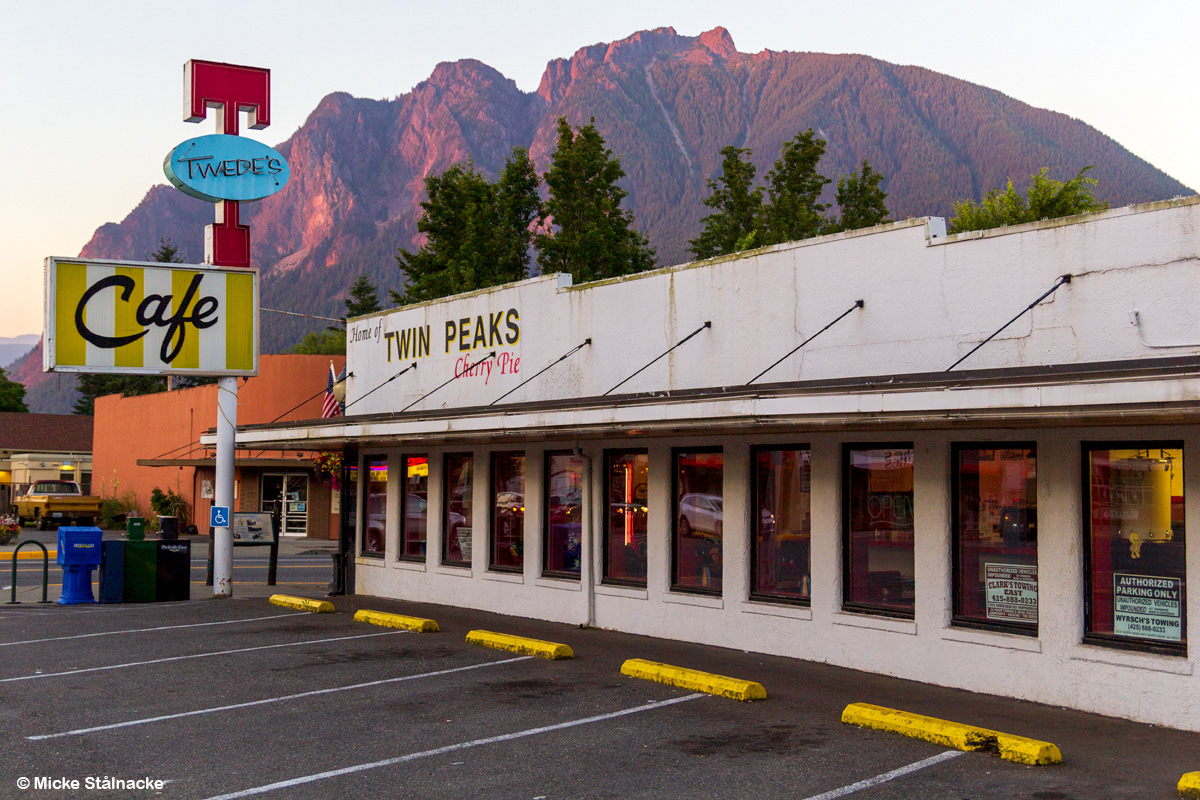 The RR Diner (Twin Peaks, 1990-1991/Fire Walk With Me, 1992/The Return, 2017). North Bend, USA (2014).