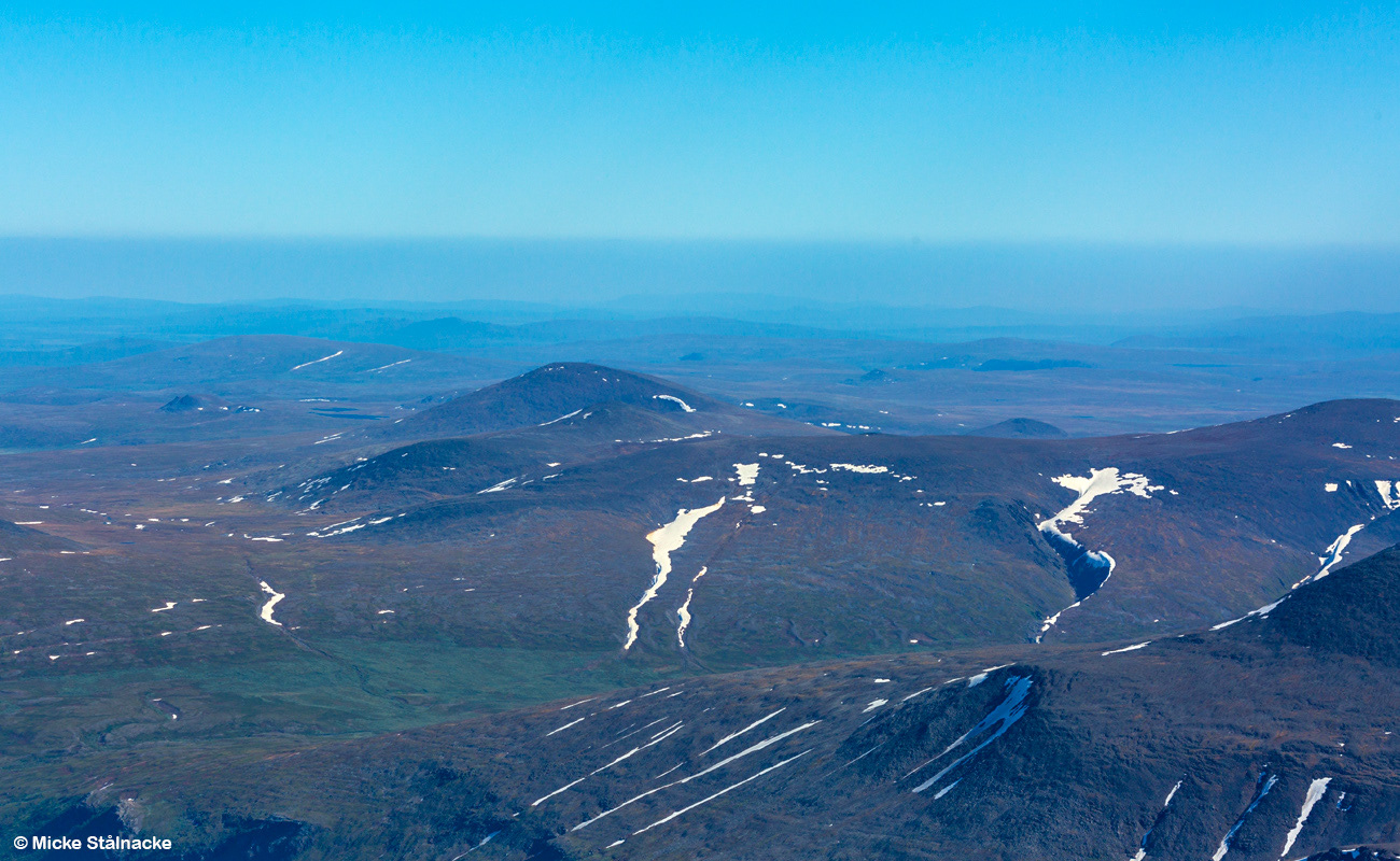 Vy från Kebnekaise (2021).