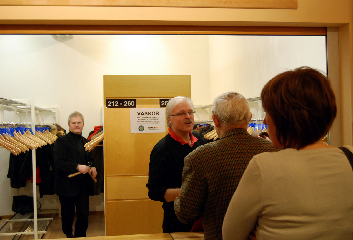 Conny Persson och Jan Lindgren, Nyårsrevy 2008. Foto: Birgitta Isacsson.