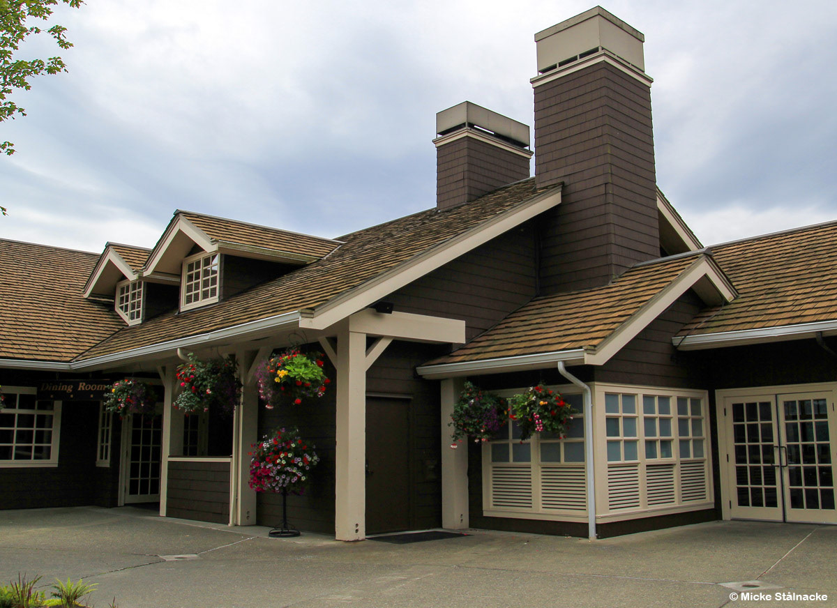 The Great Northern Hotel i pilotavsnittet (Twin Peaks, 1990-1991). Snoqualmie, USA (2014).