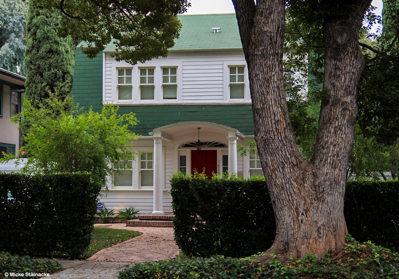 Nancys hus i Wes Cravens "A Nightmare on Elm Street" (1984). Hollywood, USA (2014).