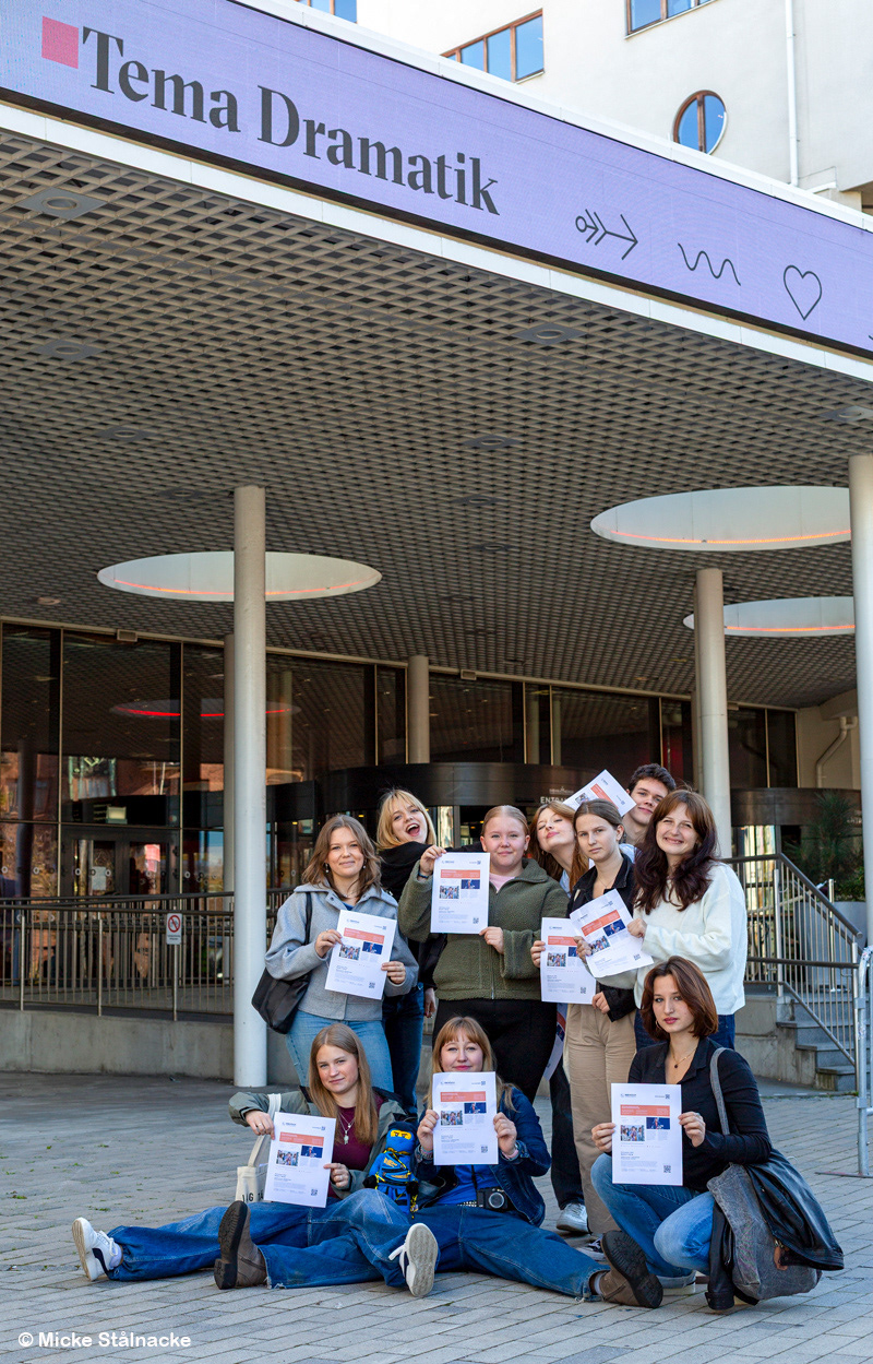 Några av våra teatertvåor medverkade på Bokmässan i Göteborg.