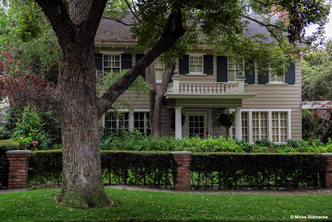 Familjen Doyles hus i John Carpenters "Halloween" (1978). Hollywood, USA (2014).