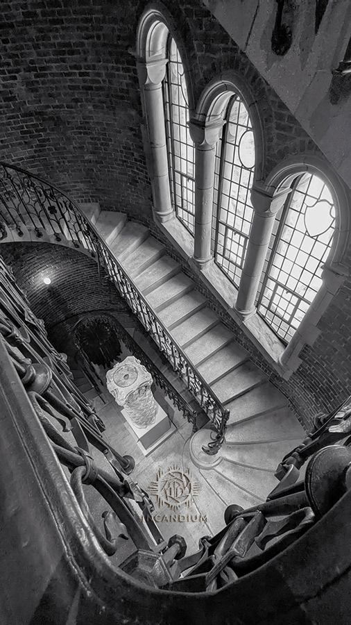 Transitional Order - This space suggests that observation is not always invisible. From the center, order reveals itself, and the role of observer shifts, suggesting that we may be the ones being seen. ($200)