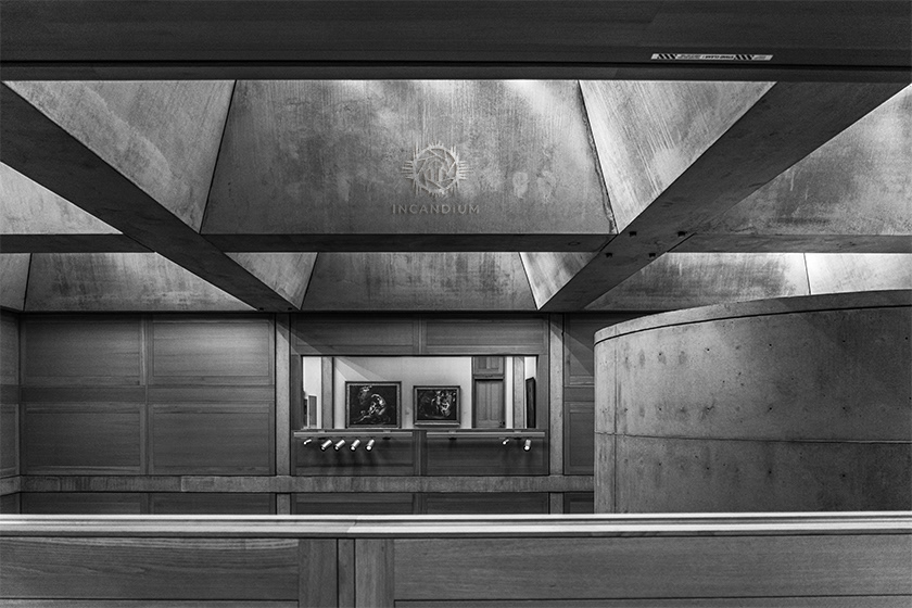 The Gray Illusion - This space reveals how art can temper the toughness of concrete, and how concrete, in turn, grants art a sense of permanence, gravity, and respect. ($160)