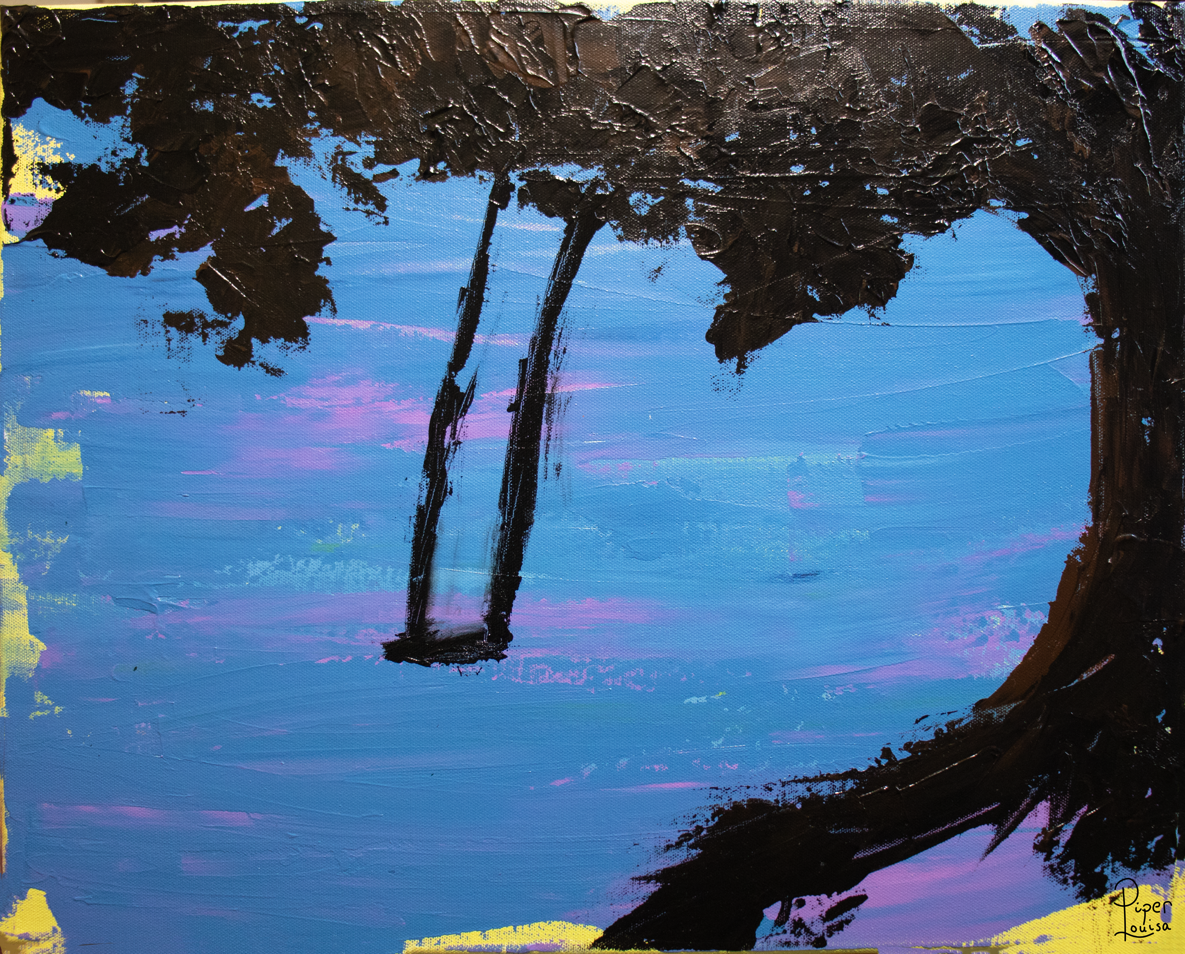 16"x20"- Swing at the Chocolate Tree