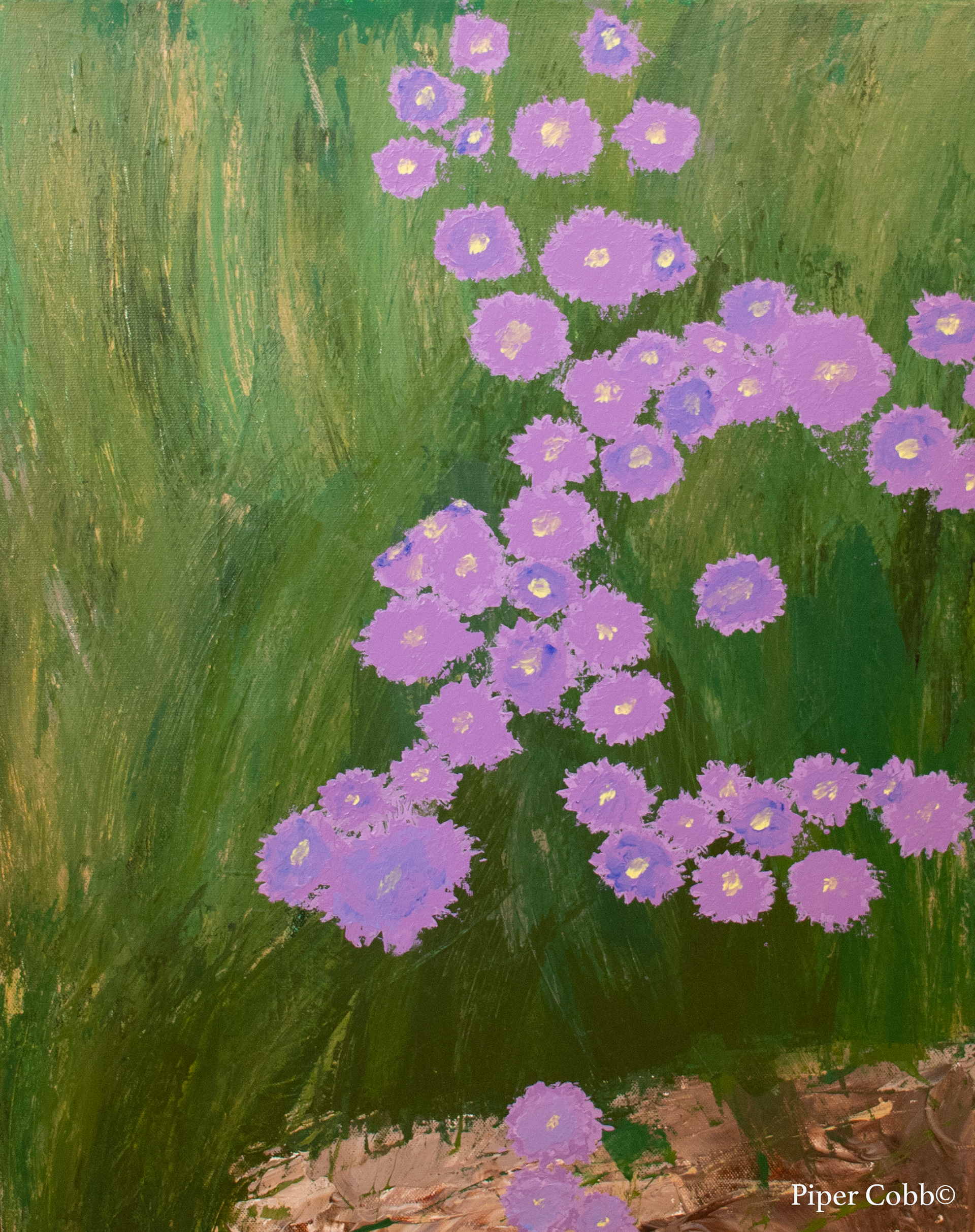 In the Tall Grass (Acrylic on Canvas, Spring 2022)