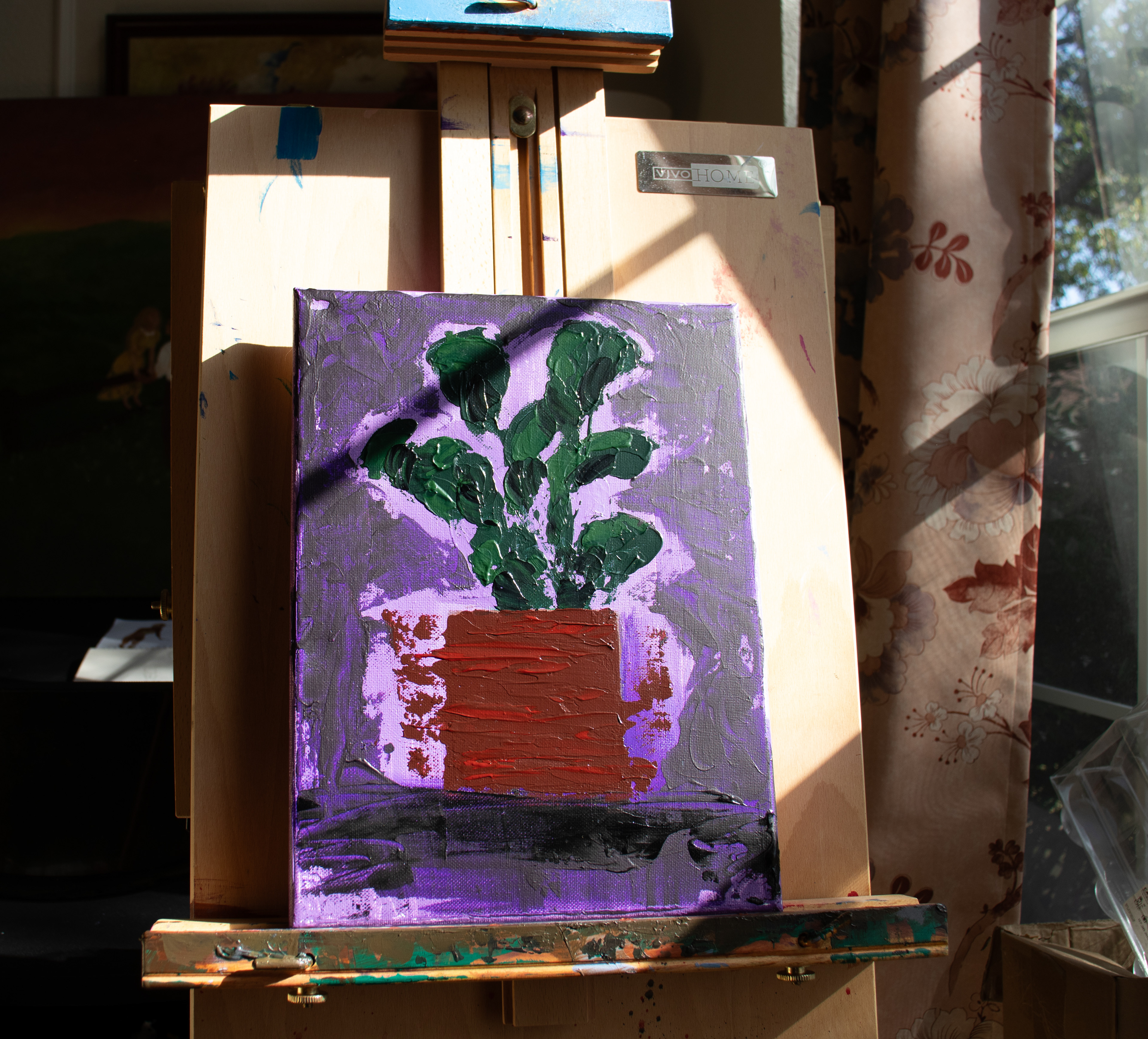 9"x12" - Bert the Cactus