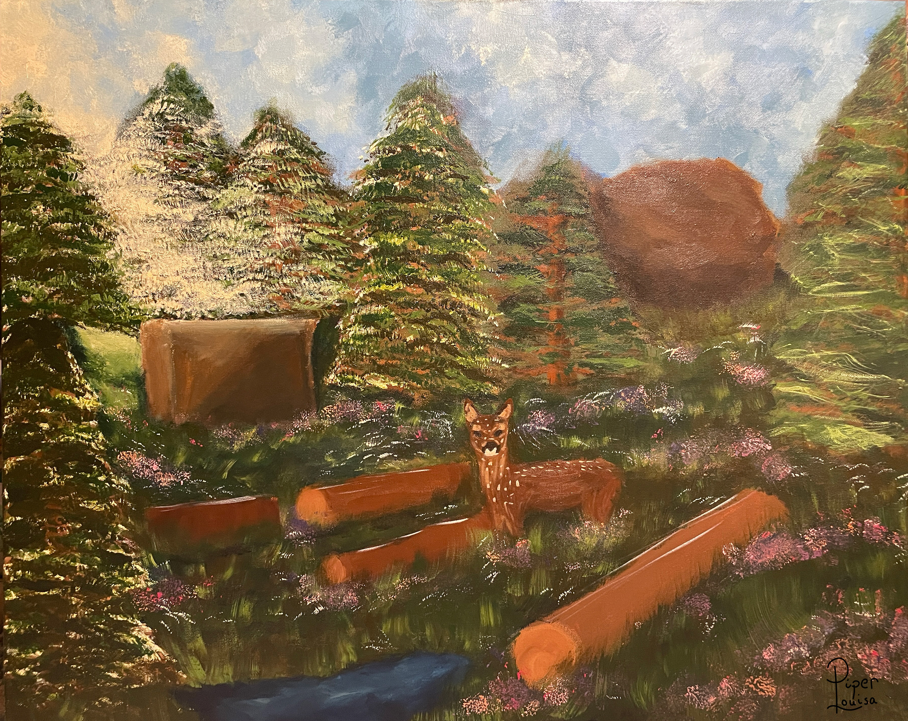 24"x30" - King of the Forest