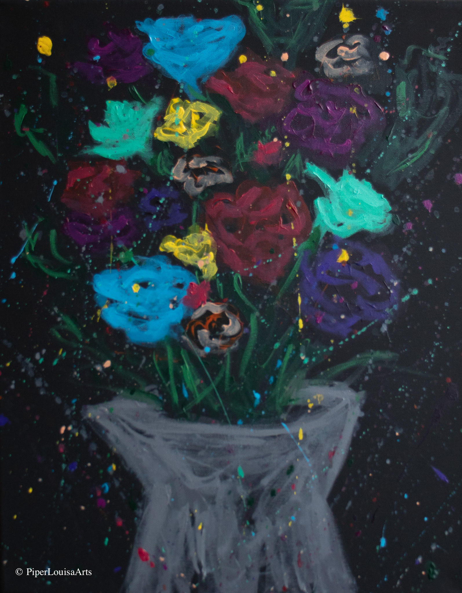 16"x20" - Vivid Splatter