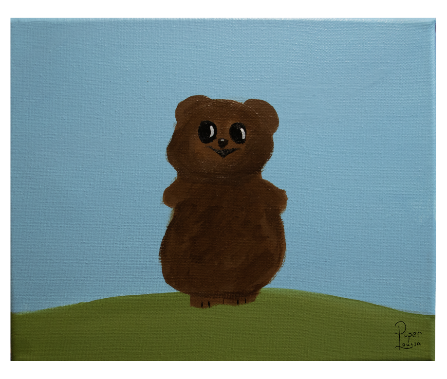 8"x10"- Cuddly Quokka - Sold