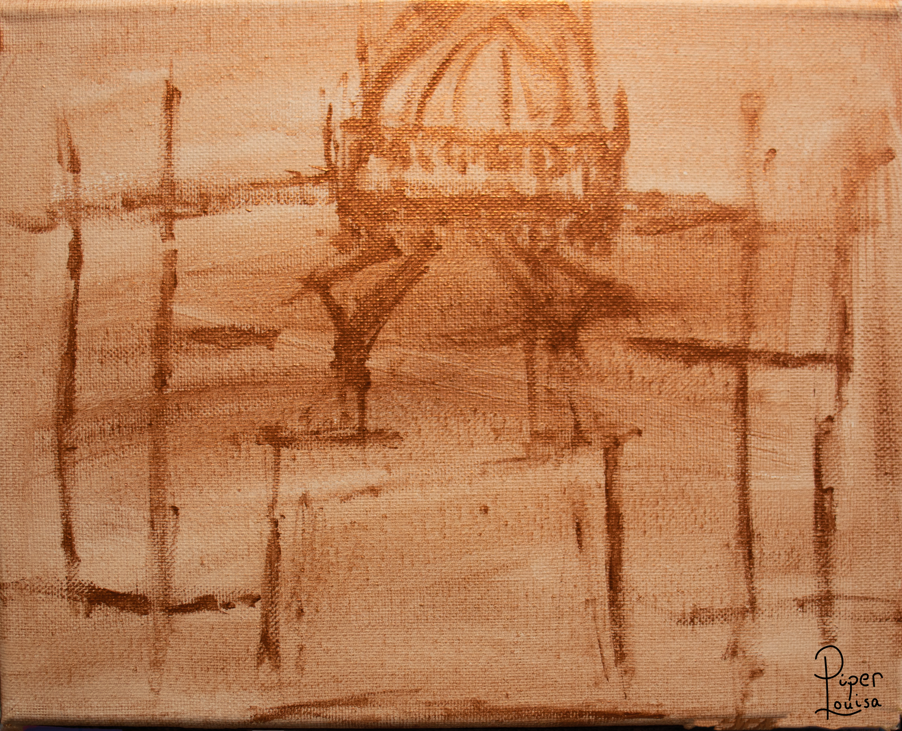 8"x10"- Masterstudy of a Da Vinci Architectural Sketch