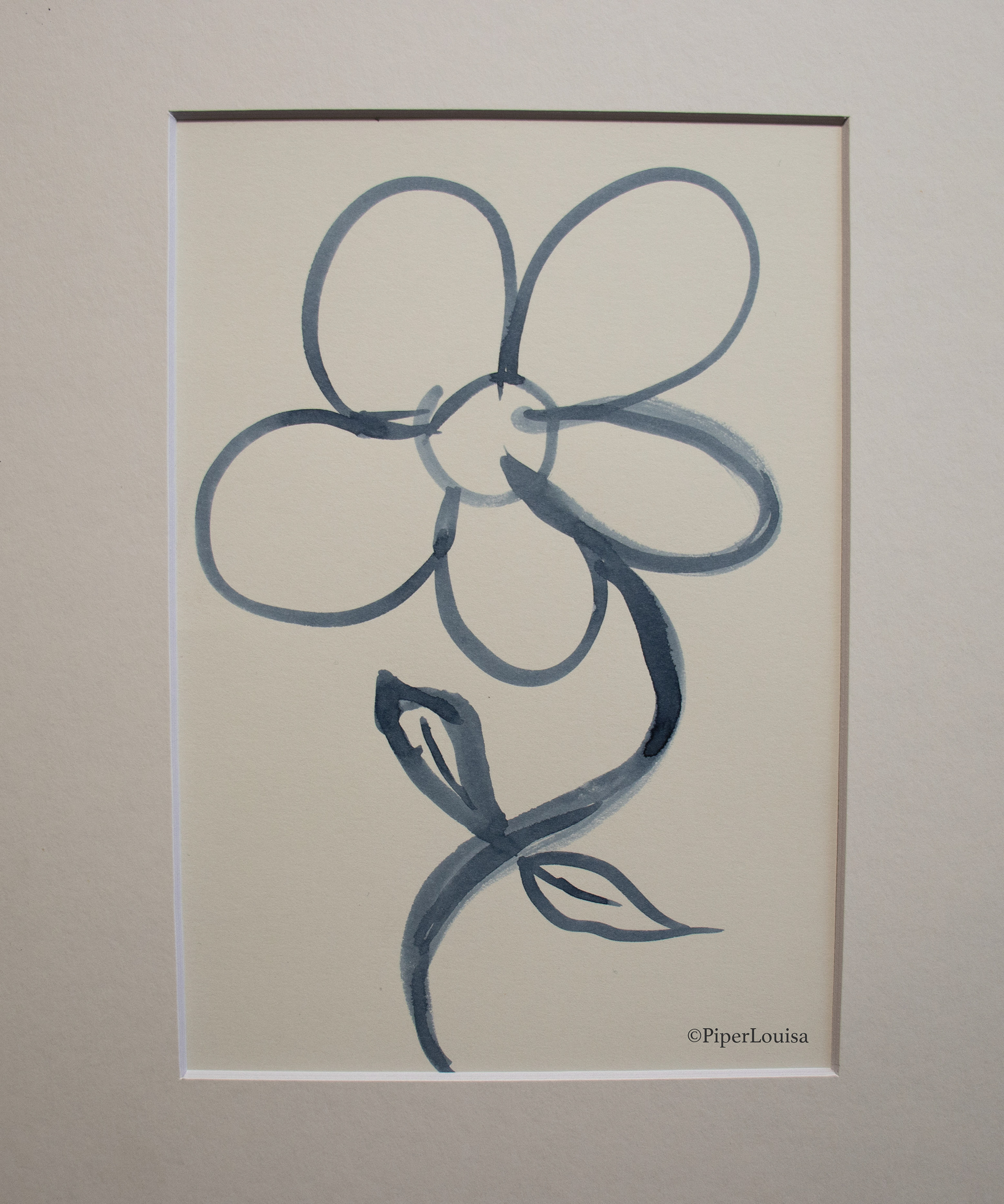 5"x7"-Imperfect Smoky Daisy