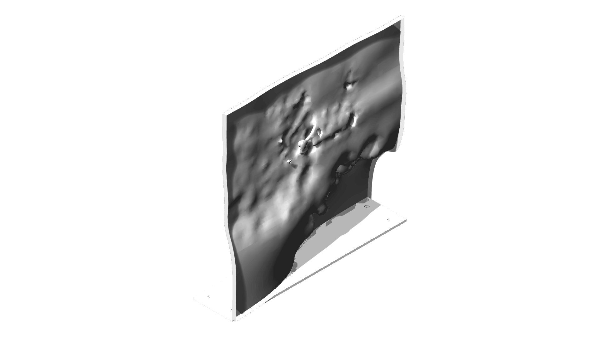 Axon view of the baseboard.