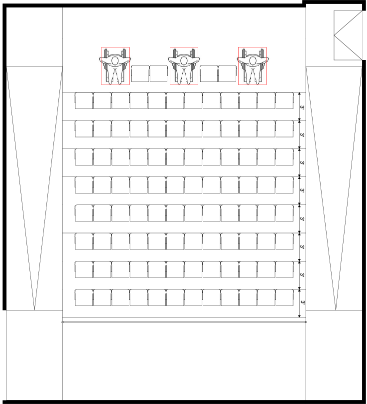 Auditorium plan