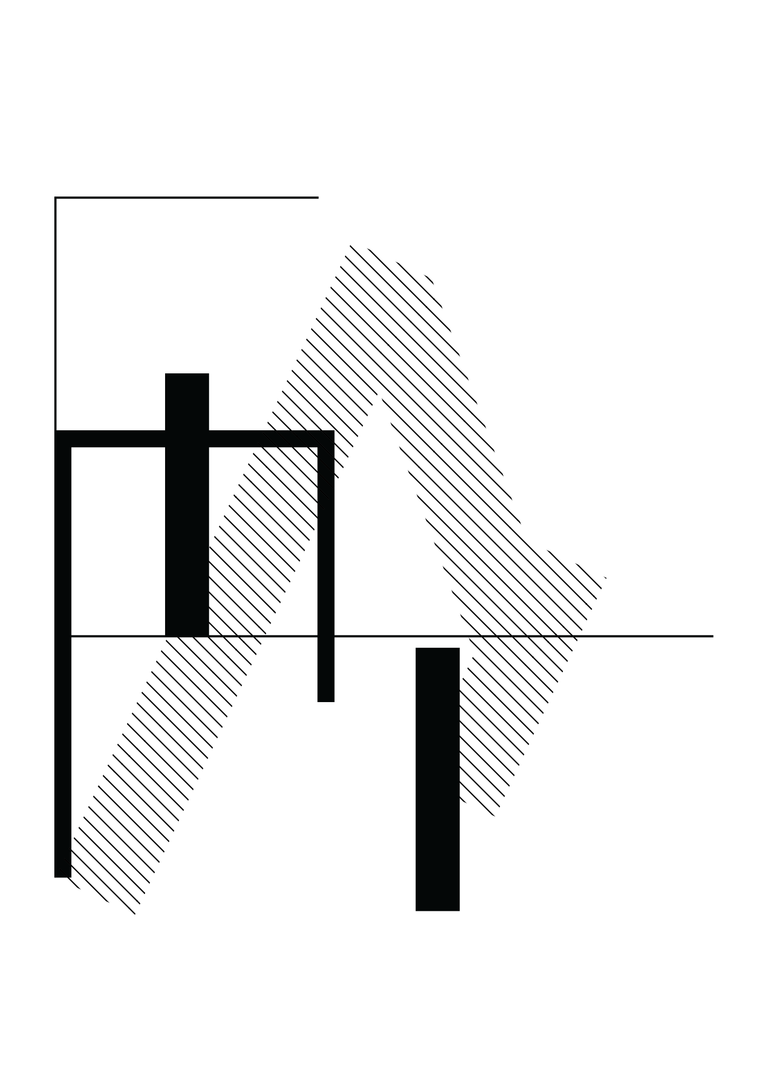 Finalized parti digital drawing.