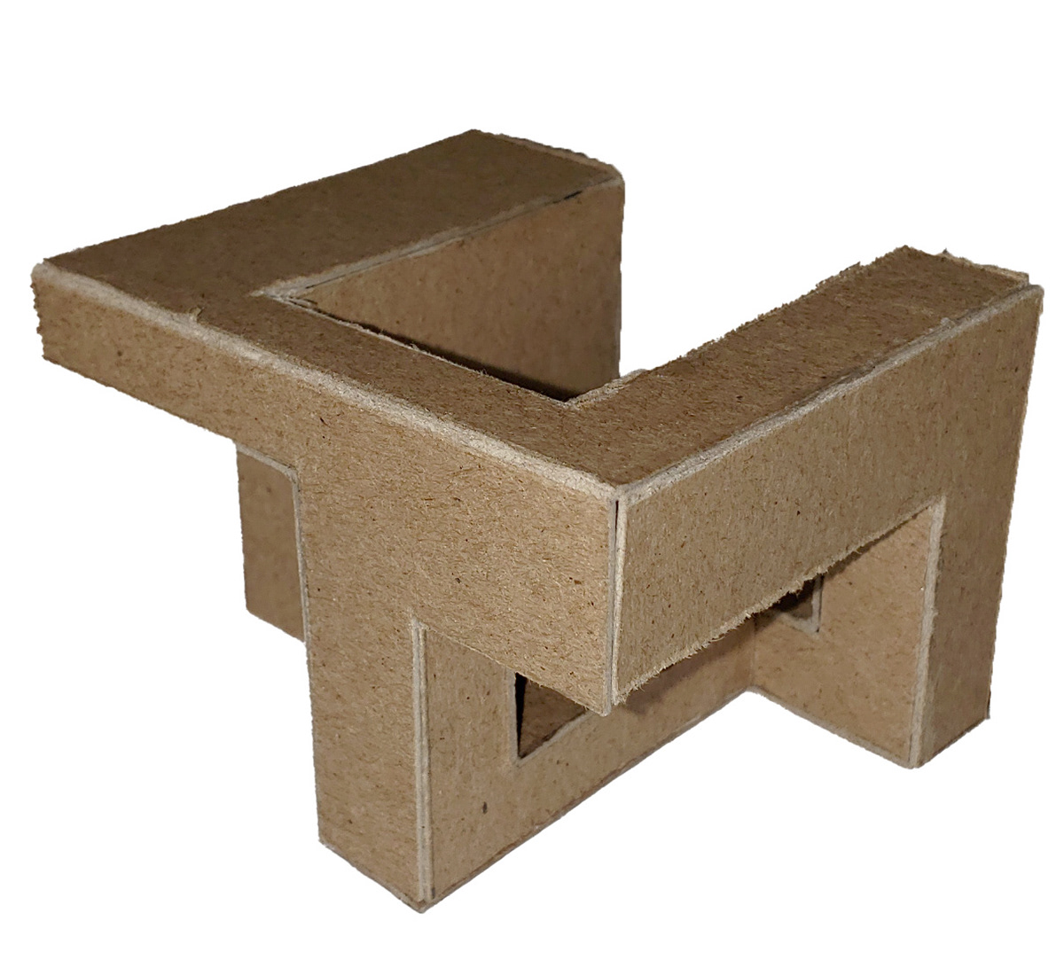 View 1/4 of the physical model.