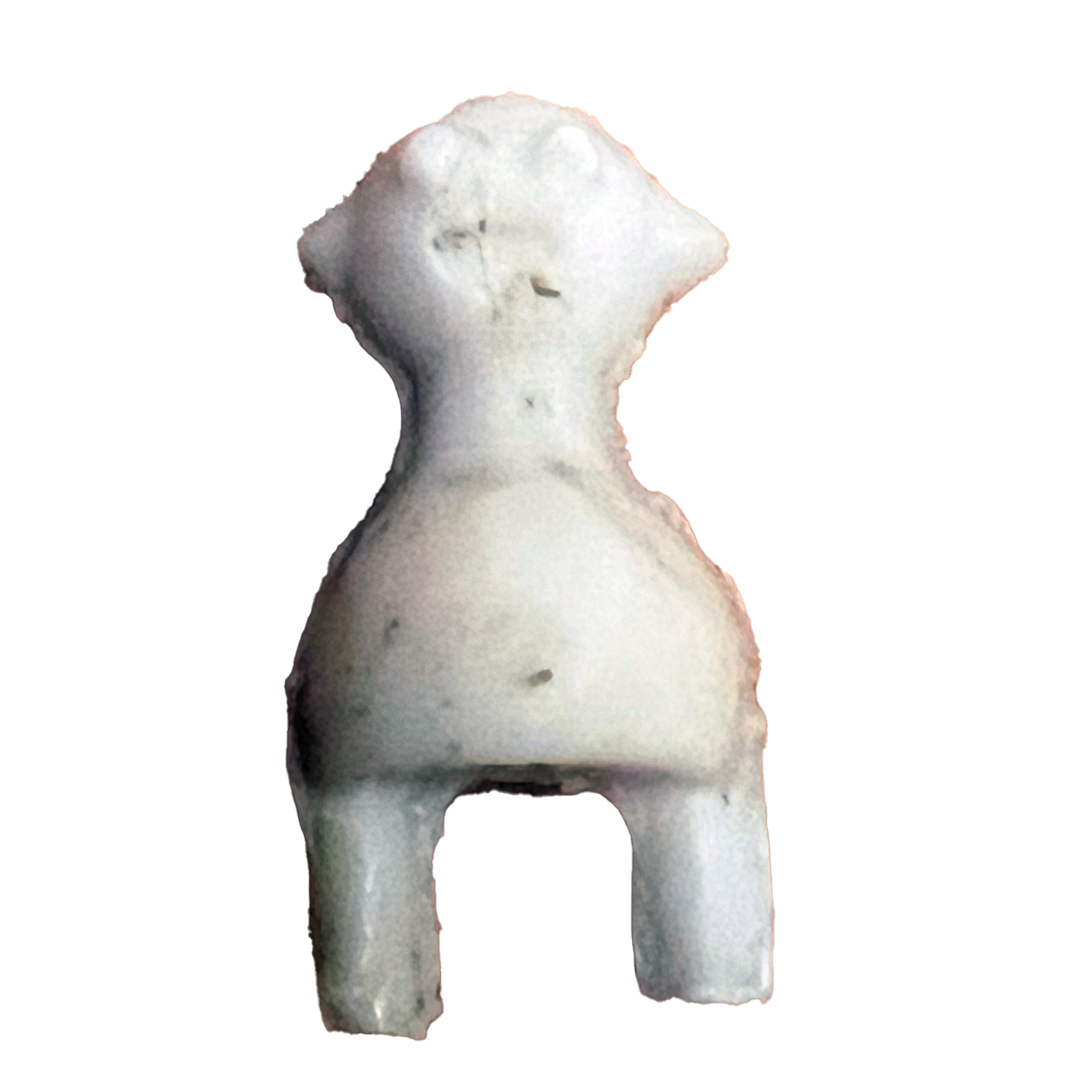 A closer shot of the injection molded model.