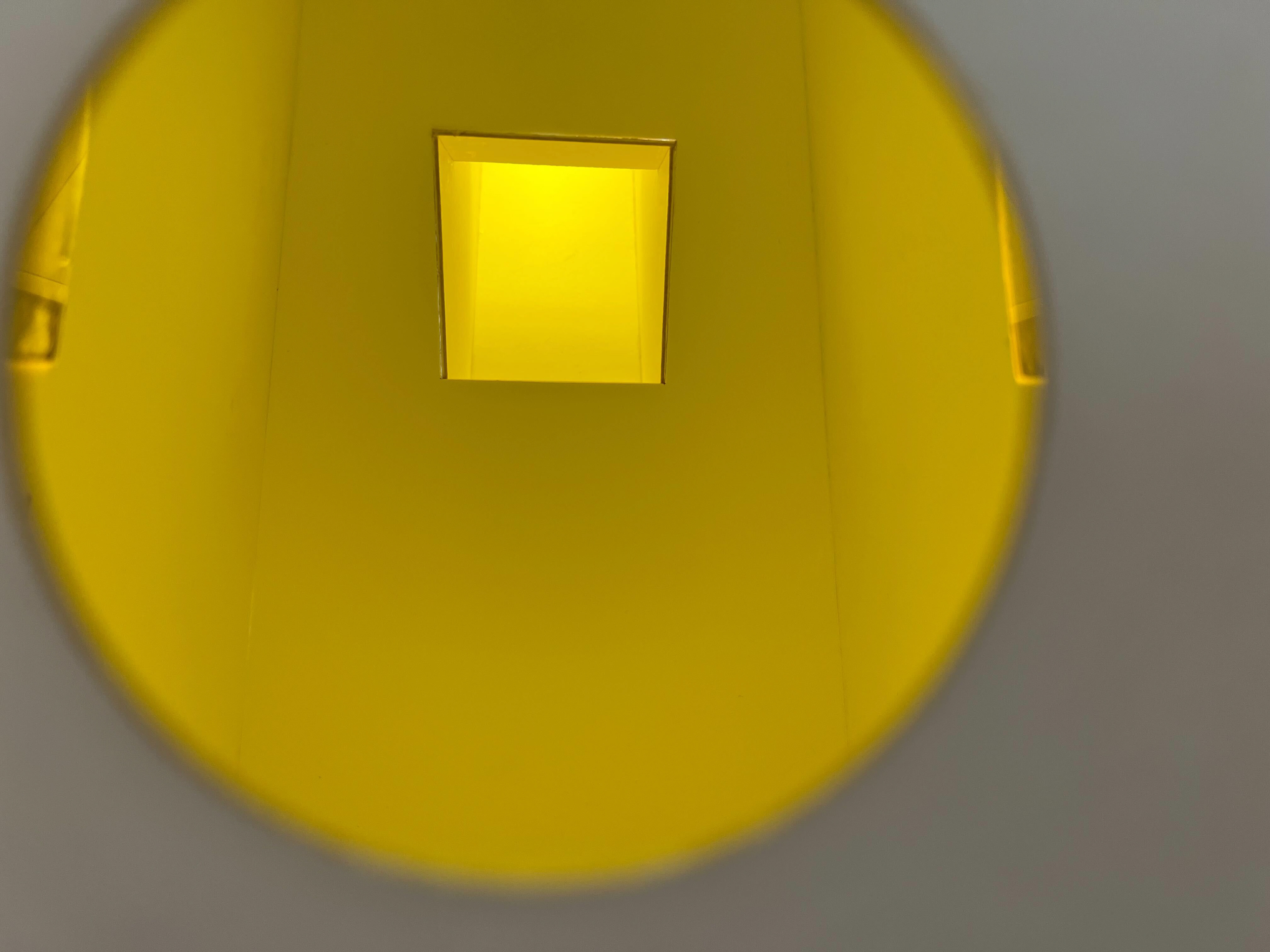 Interior shot of the James Turrell inspired light well.