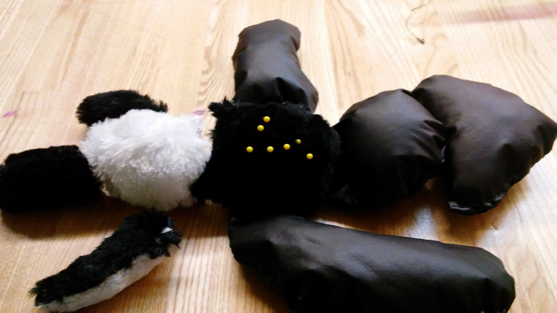 The final "mutated" form after resewing and adding additional stuffing.