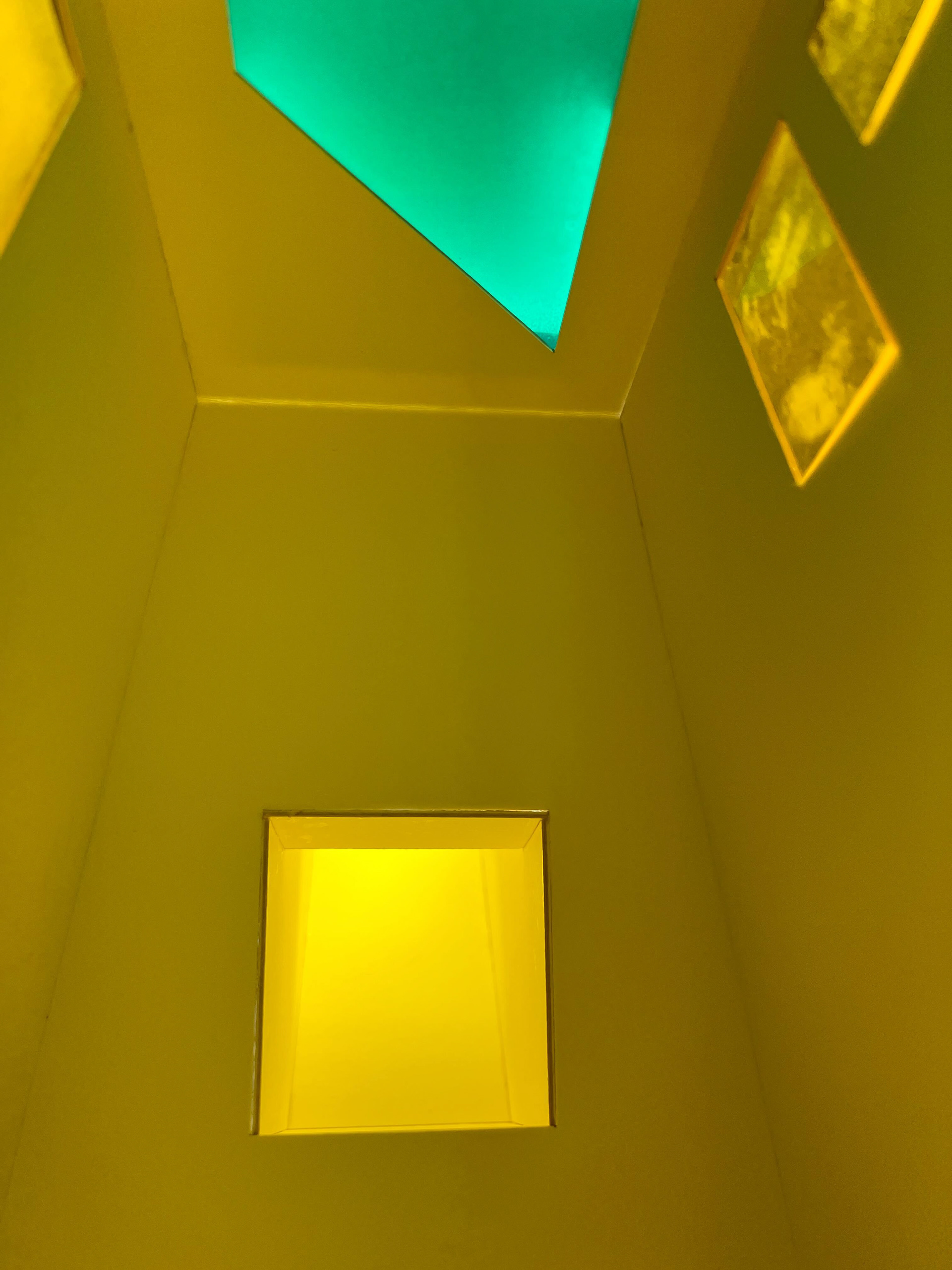 A shot of the ceiling ambient skylight.
