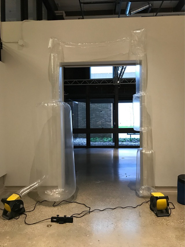 A final shot of the installation in place.